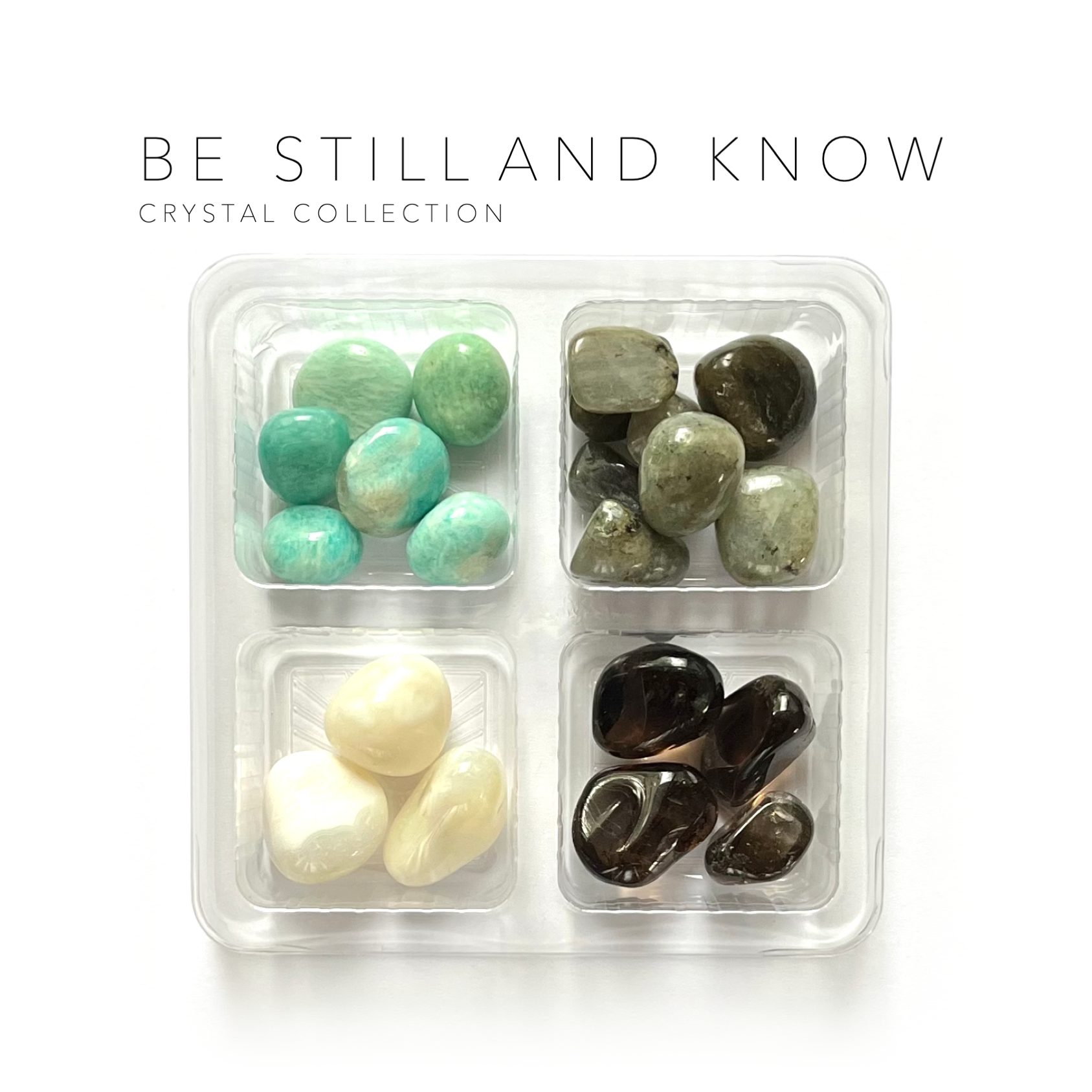 BE STILL AND KNOW ---  Rox Box - healing crystal set