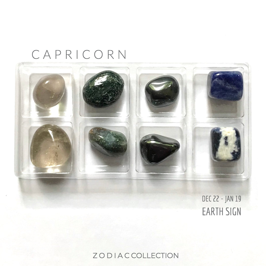 capricorn  smoky quartz crystal gemstone glasses chain – Solar Eclipse