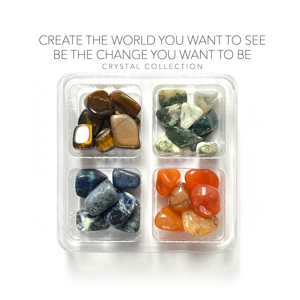 BE THE CHANGE ---  Rox Box - healing crystal set