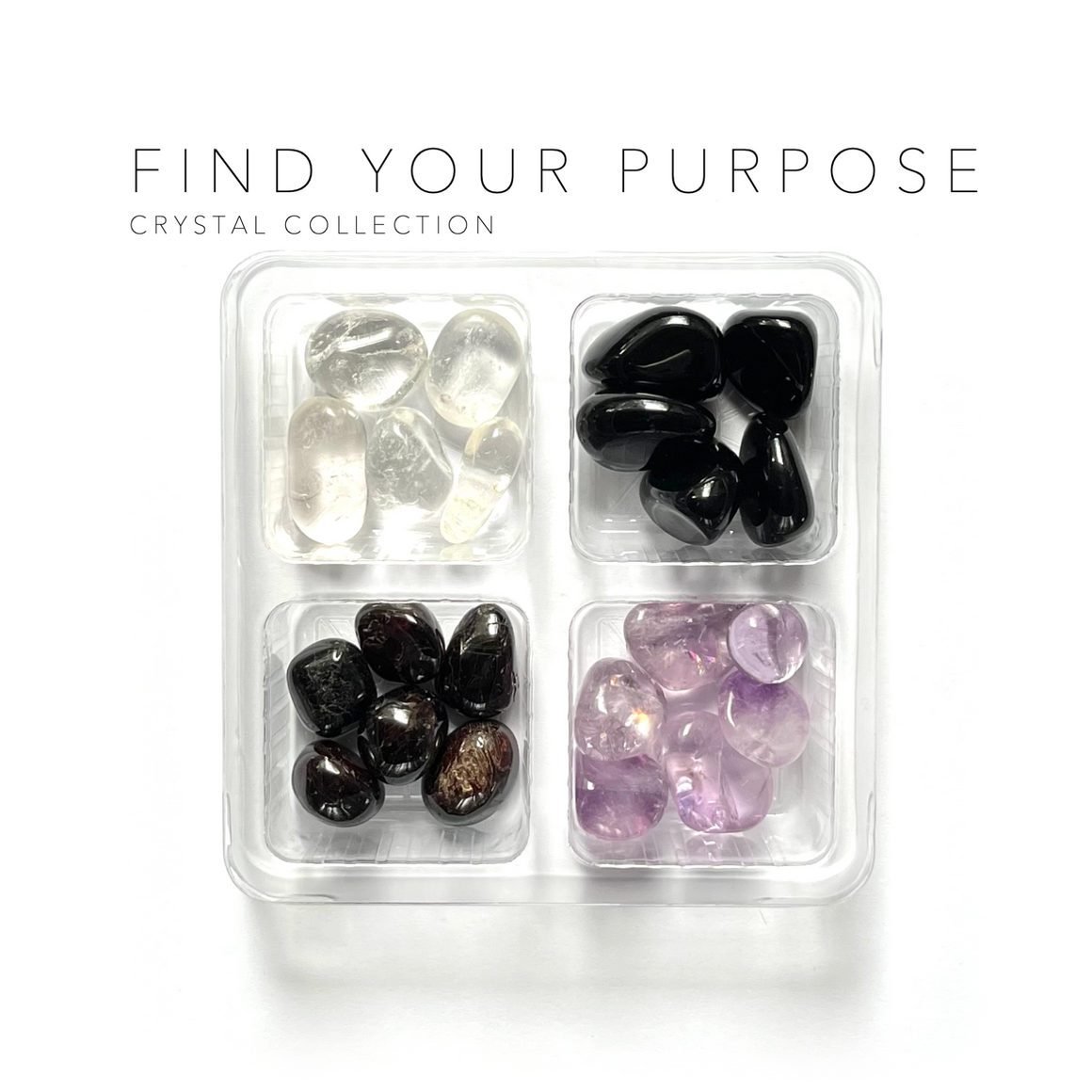 FIND YOUR PURPOSE ---  Rox Box - healing crystal set
