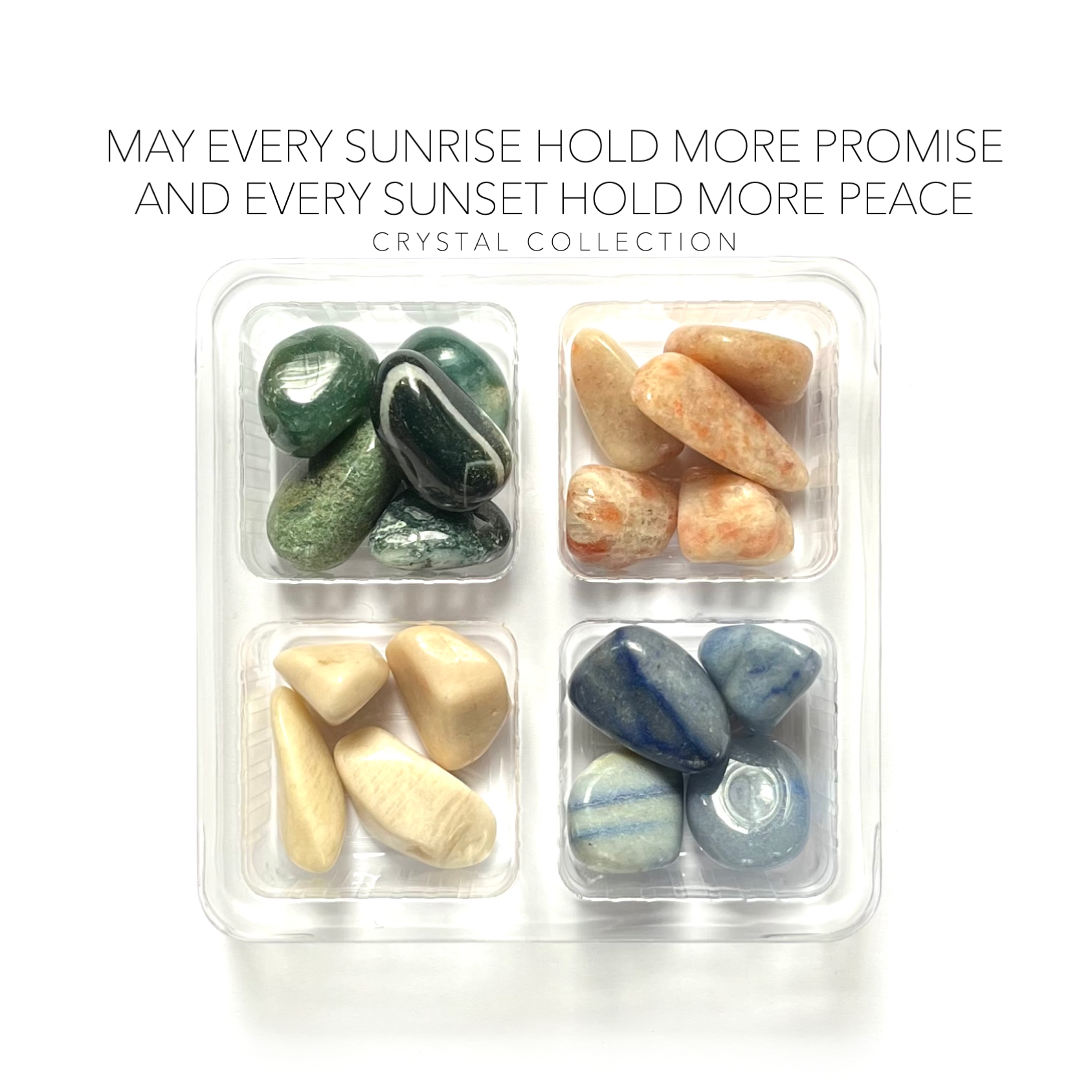 PROMISE & PEACE ---  Rox Box - healing crystal set
