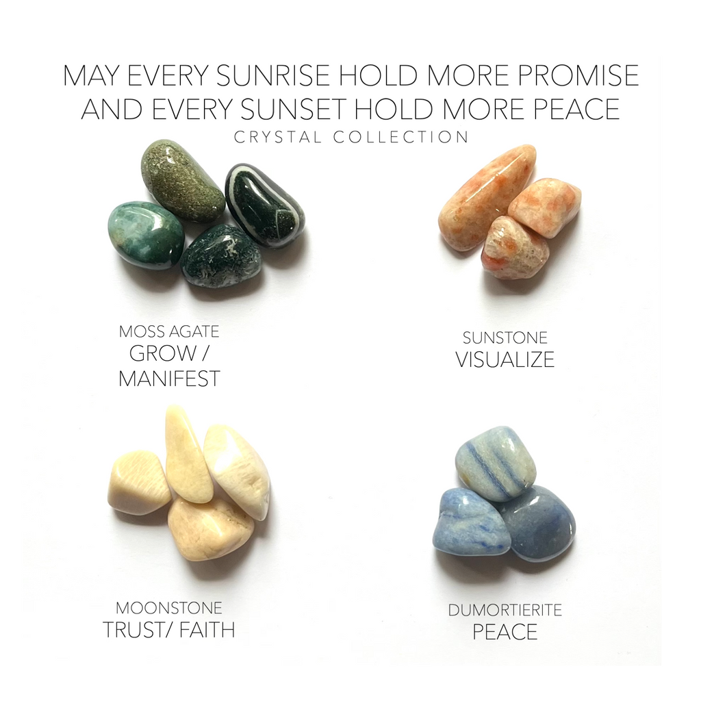 PROMISE & PEACE ---  Rox Box - healing crystal set
