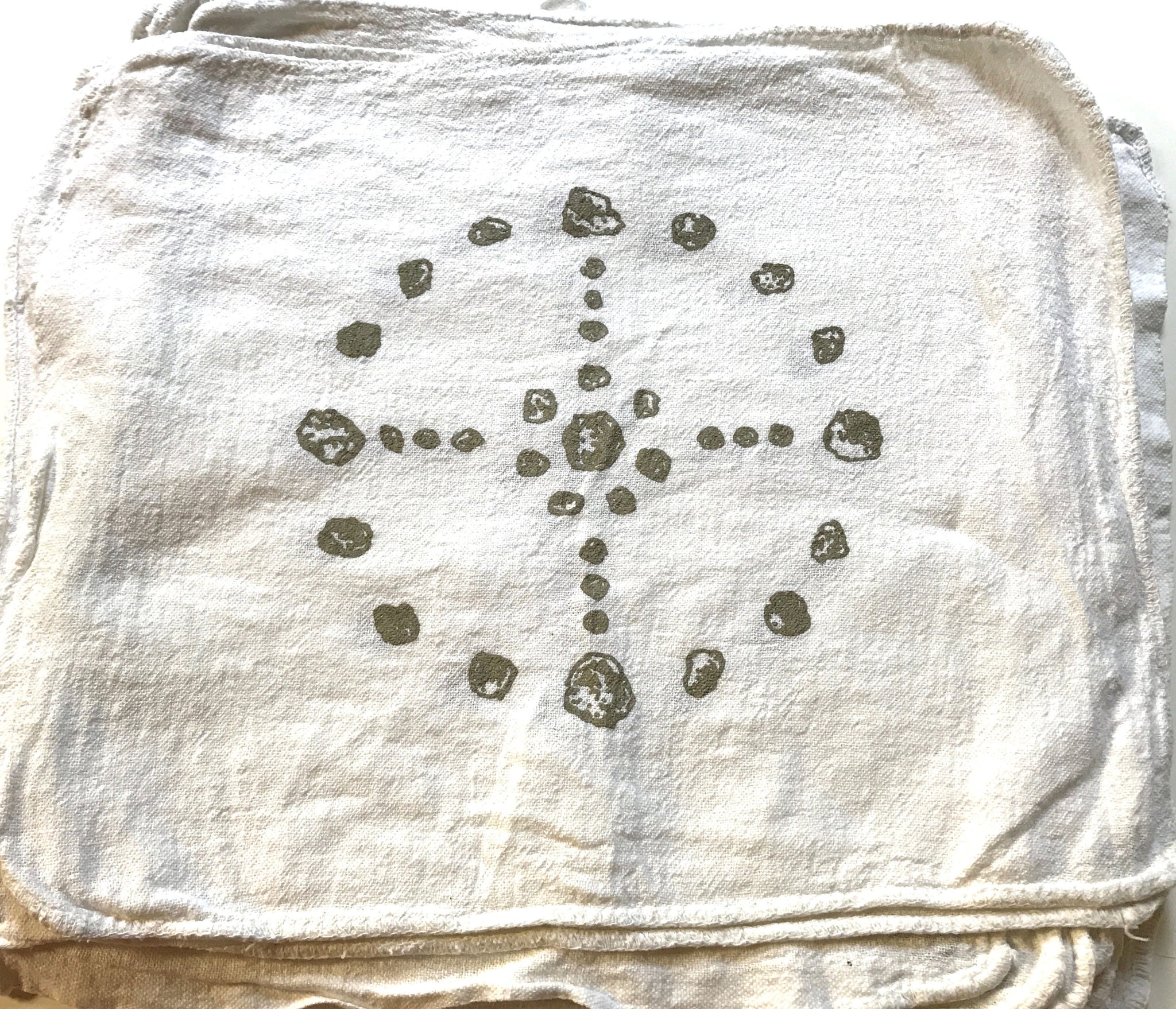 MEDICINE WHEEL ---Crystal Grid Cloth