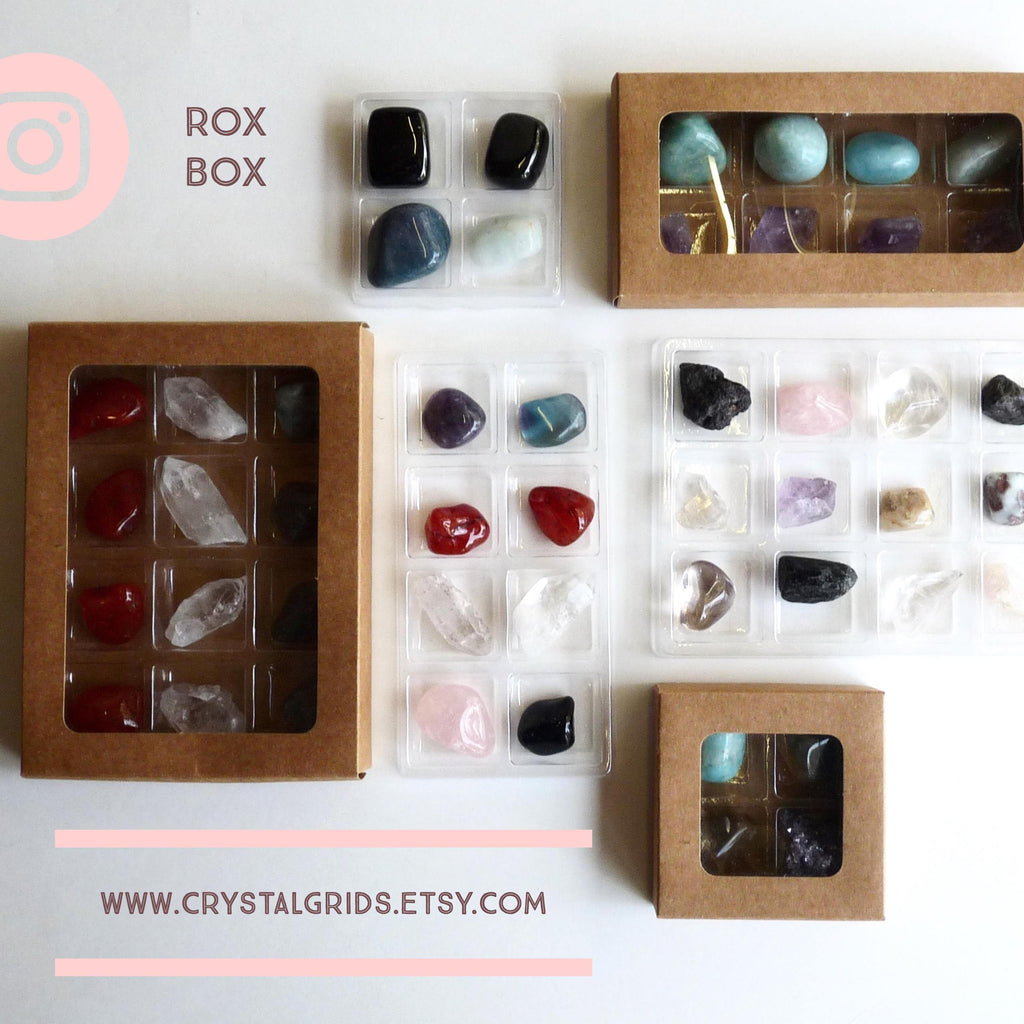 AURA CLEANSE COLLECTION --- Rox Box - Crystal Grids