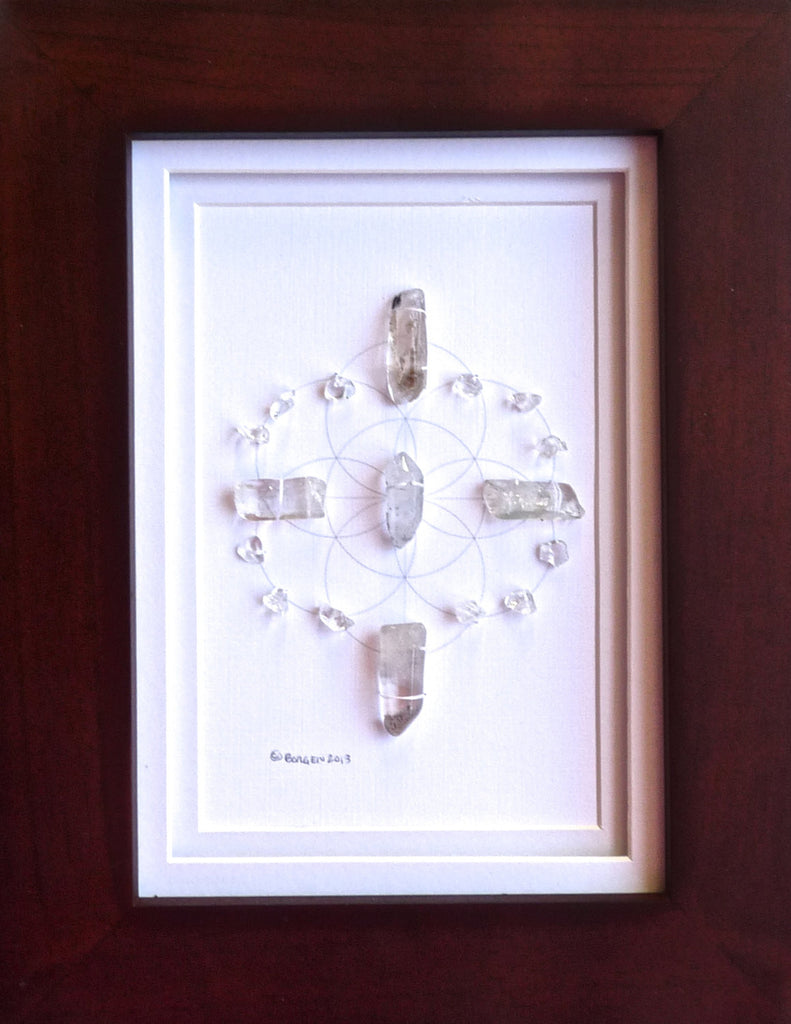 QUARTZ -- framed crystal grid