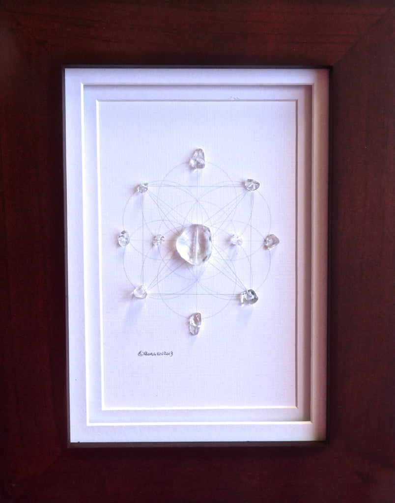 QUARTZ -- framed crystal grid
