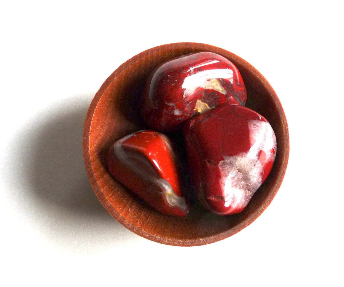 RED JASPER  CRYSTALS --- stones