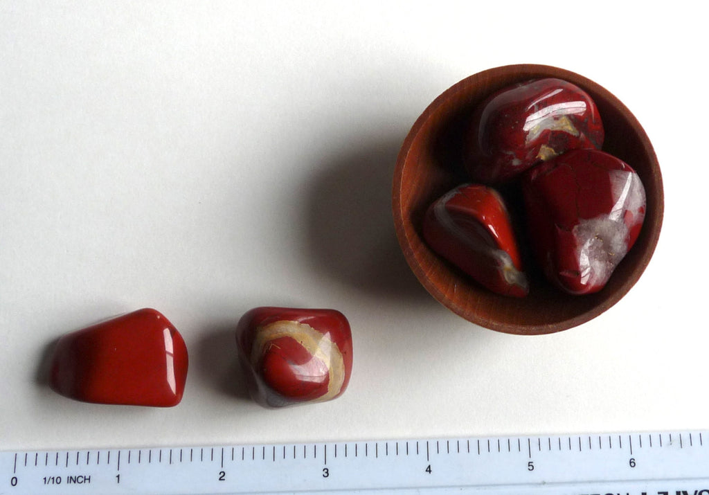 RED JASPER  CRYSTALS --- stones