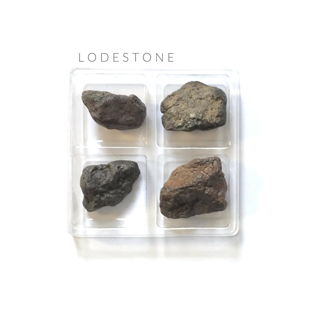 LODESTONES --- tumbled stones--- crystal grid supplies